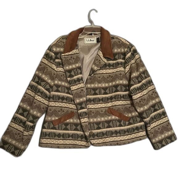 NEW L.L. Bean Jacket Womens Button Up - Picture 1 of 4